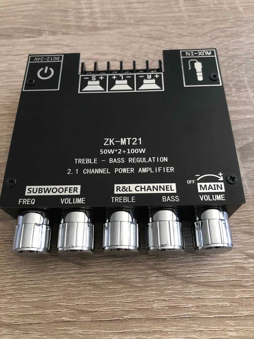 Новый Усилитель звука ZK-MT MAX 2.1 Channel (200 Вт) підсилювач звуку (оригинал)