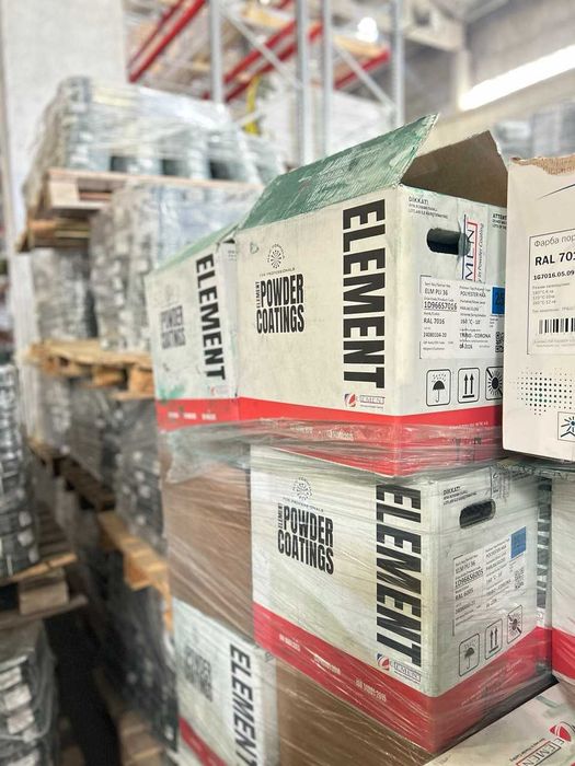 Порошкова фарба виробників Lacover та Element RAL 6005 або RAL 7016