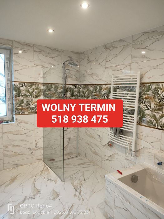 Remonty łazienek,mieszkań