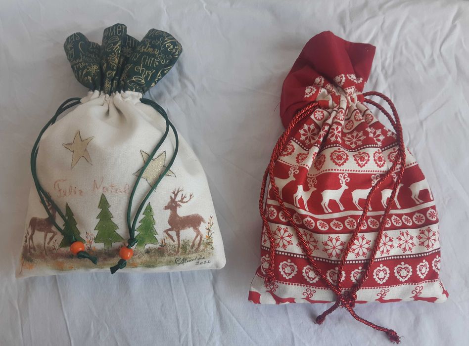Saquinhos Alfazema com Motivos de Natal