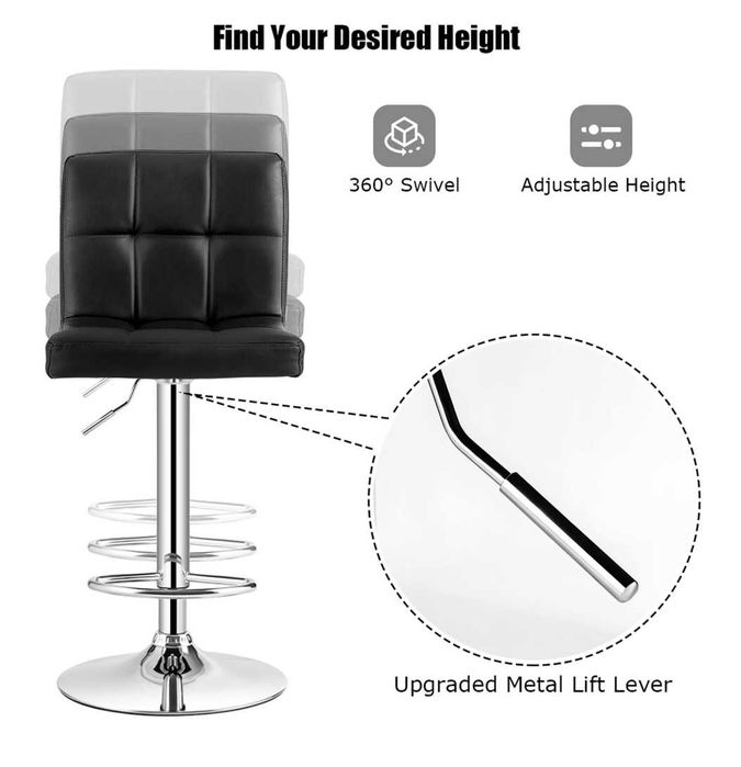 Nowy hoker / krzesło barowe — regulacja wysokości, obrotowe — 199 zł