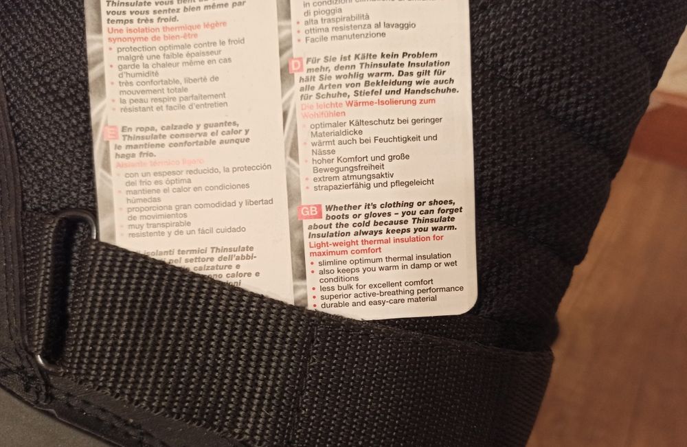 Зимние сапоги 3M thinsulate insulation