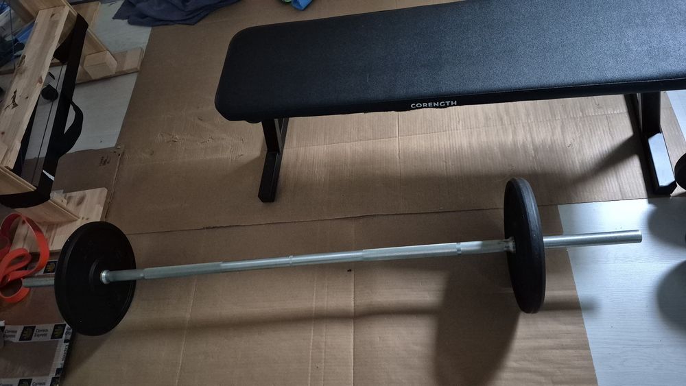 Conjunto treino + bola boxe