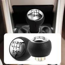 Punho Moca Mudanças 6V Pele Peugeot Citroen 307 308 3008 407 5008 807