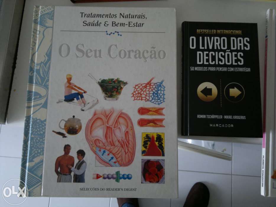 Livros com vários tipos leitura