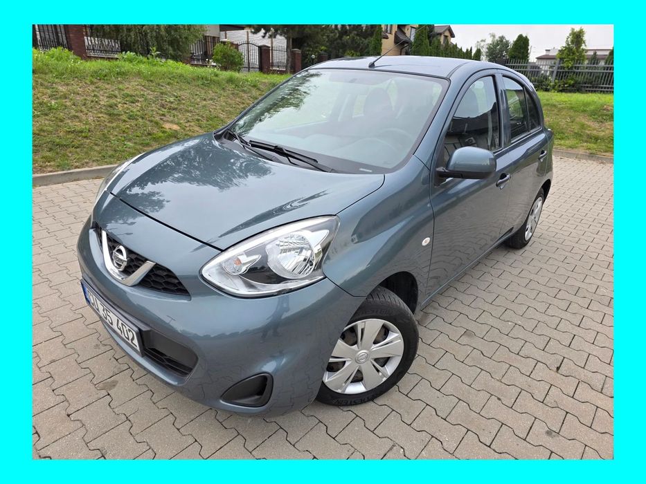 Nissan Micra Micra•1.2 Benzyna•2017r.•Klima•Grz. Fotele•Sprowadzona•Opłacona•