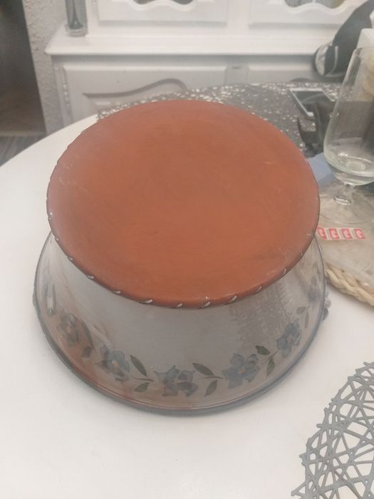 Piękna,ceramiczna,ręcznie robiona i malowana waza z sygnaturą