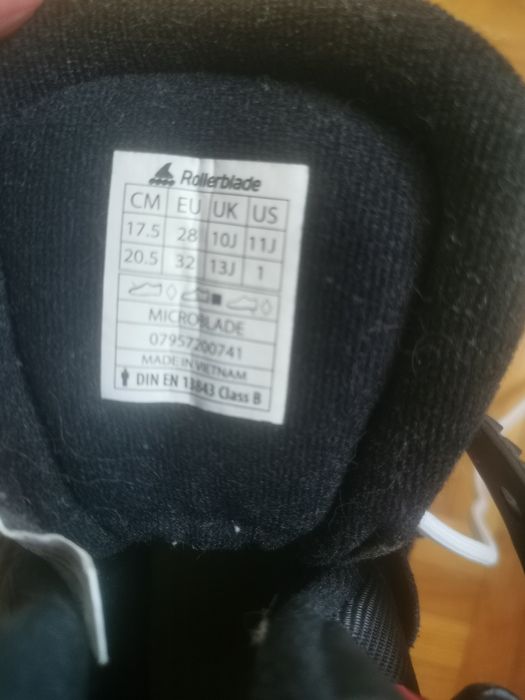 Rolki Rollerblade Microade regulowany rozmiar 28-32