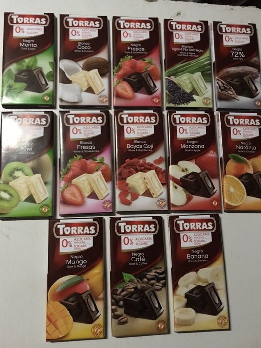 Шоколад Торрас. 75г. Torras. Испания. Опт