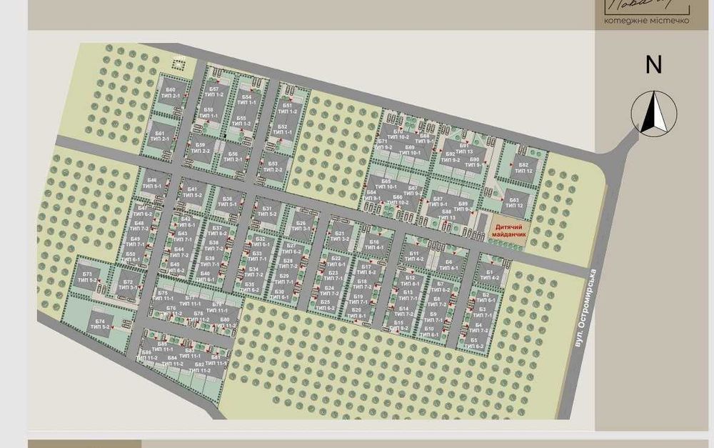 Будинок 94,2м.кв. Газ. Центральні кумунікації. 0,056 га.