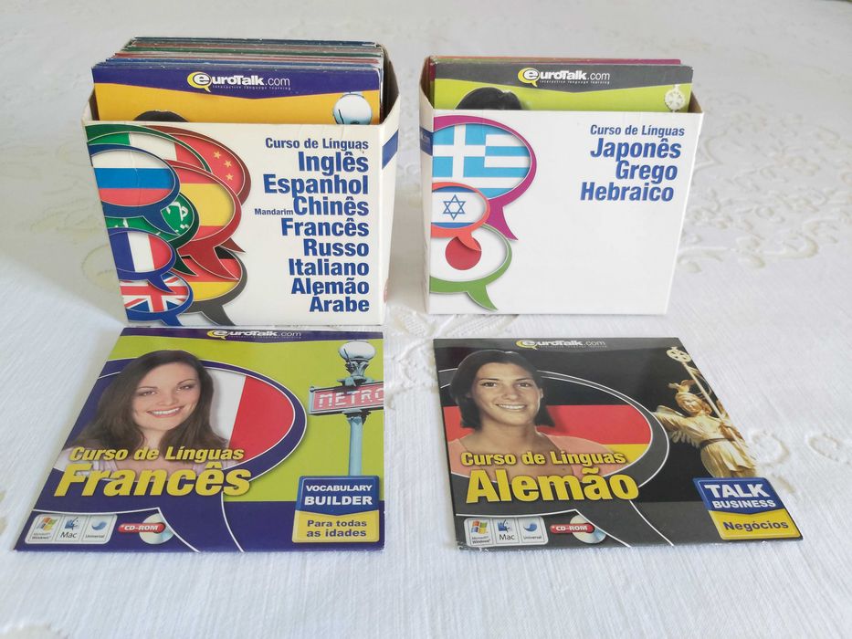 48 CDs - Curso de 11 Línguas da EuroTalk