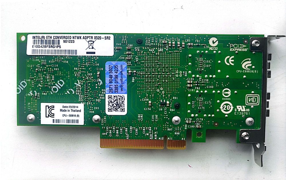 Мережевий Адаптер Intel Ethernet Server Adapter X520-SR2