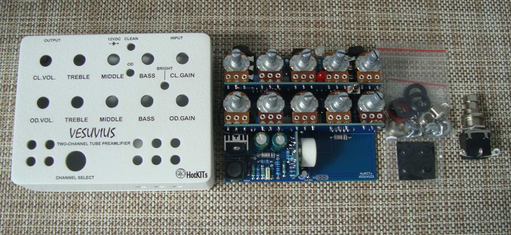 Zestaw DIY - preamp lampowy do gitary elektrycznej