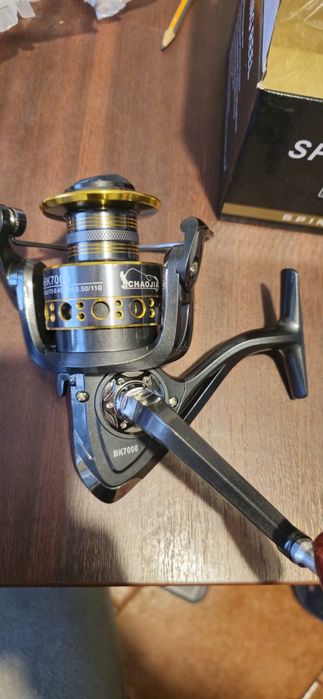 2x Kołowrotek wedkarski na ryby spinning, spławik, feder.