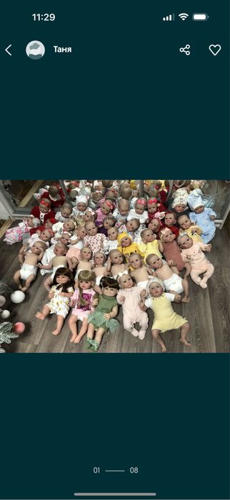 Кукла пупс реборн