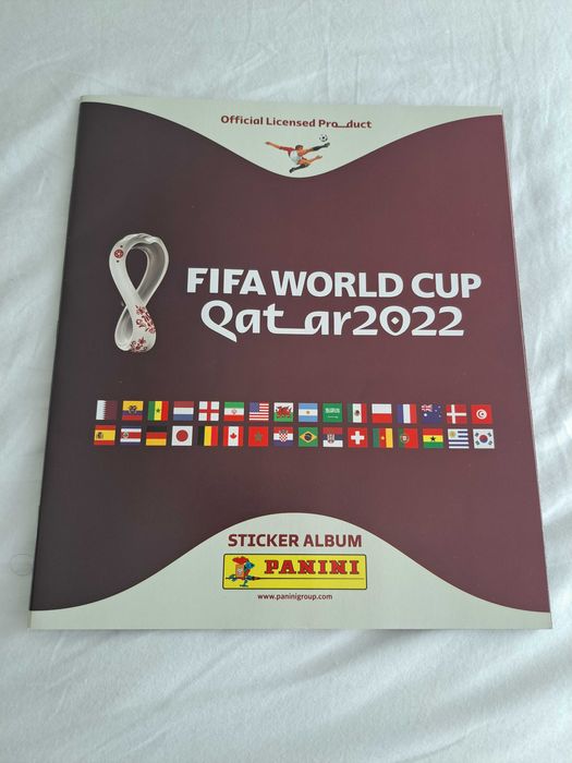 Caderneta Mundial Qatar 2022 - Nova - Sem cromos colados - Panini