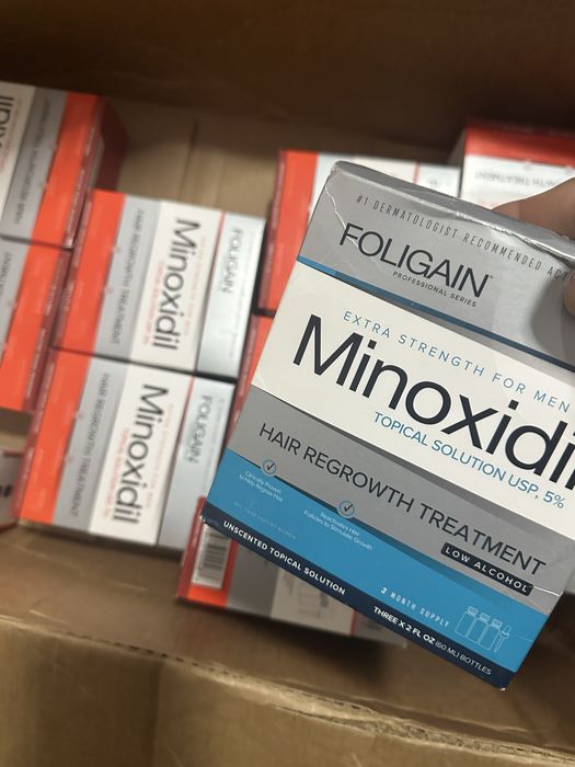 Minoxidil Foligain caixa com 3 -selado! 32€