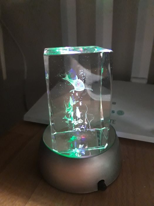 Lampka nocna szklana