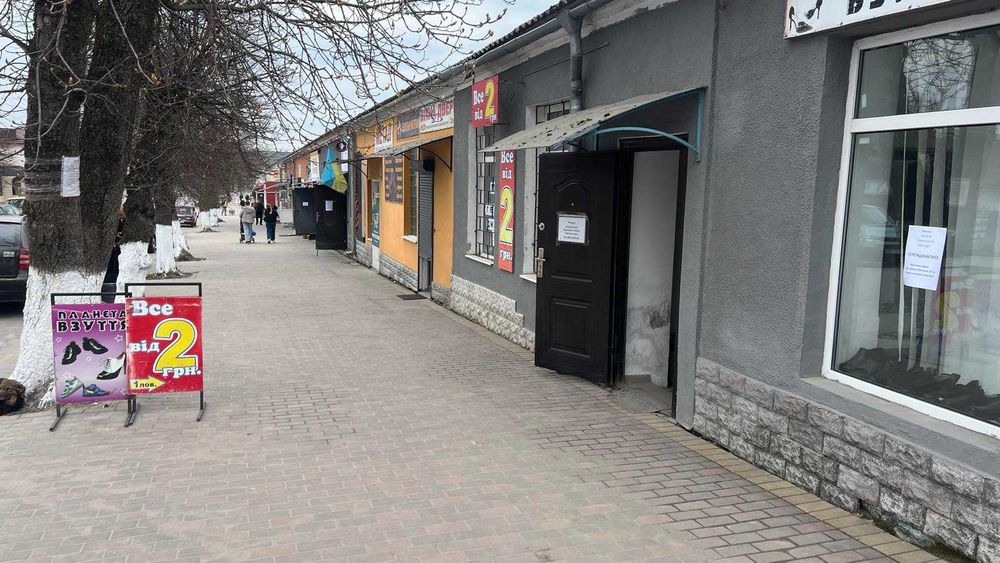 Оренда магазину 50 м² у центрі Вишнівця — вул. Шевченка (Власник)