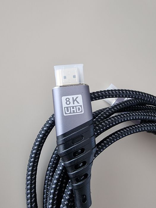 TEFLOTY Cabo HDMI 2.1, cabo de 3 metros HDMI 8K de alta velocidade Ult