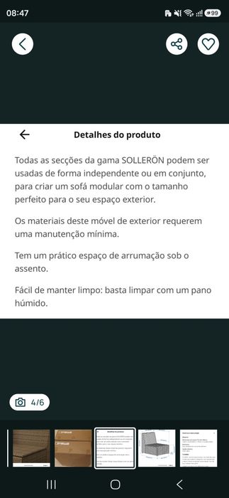 Conjunto de exterior IKEA NOVO