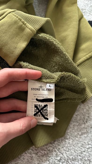 Оригинал Зип-Худи Stone Island legit L