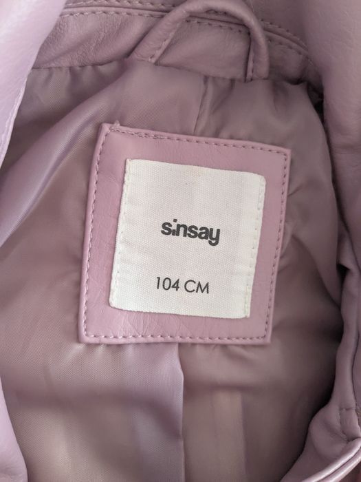 Kurtka imitacja skóry skay 104  stan idealny liliowy fioletowy