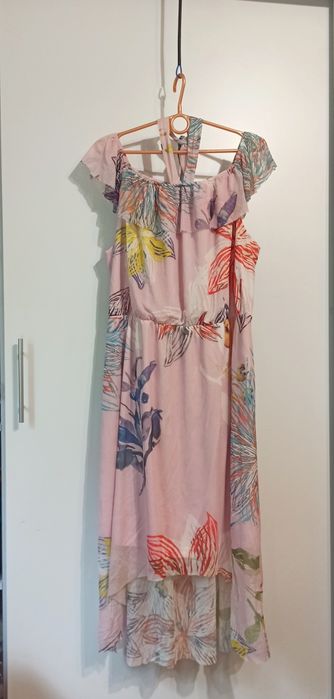 Sukienka asymetryczna midi