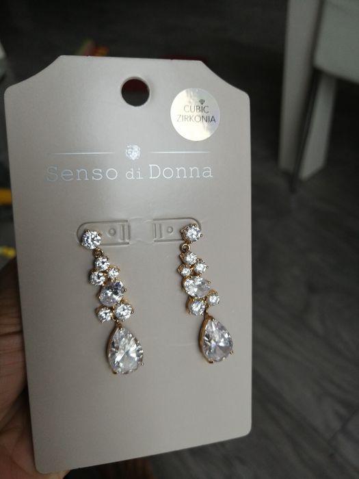 Nowe kolczyki cyrkonia
