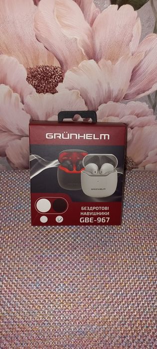 Беспроводные вакумные наушники, бездротові навушники  Grunhelm GBE- 96