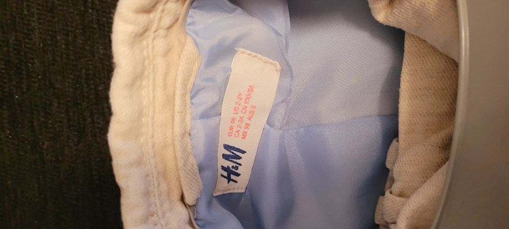 Zestaw garnitur i biala koszula rozmiar 98 h&m dla chłopca
