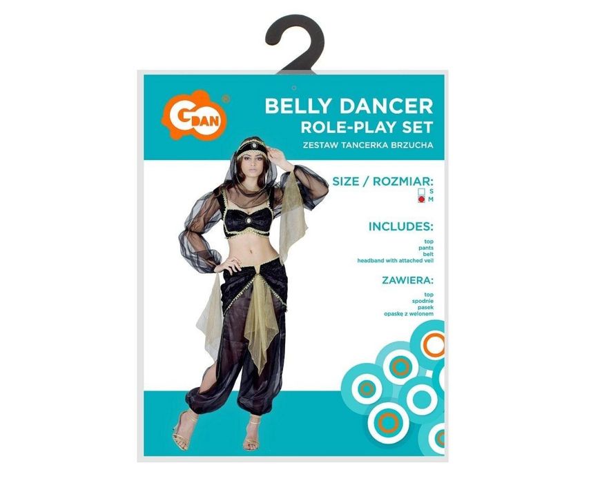 Strój dla dorosłych Tancerka Brzucha rozm. M Godan oprawa: folia