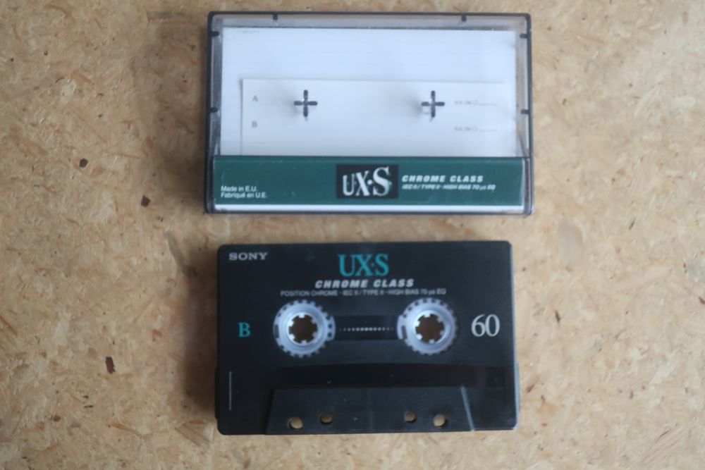 Cassete de aúdio Sony UX-S Chrome Class 60