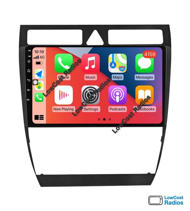Auto Rádio ANDROID 9" - AUDI A6 (1997 a 2005) | 9'' GPS BT USB APPS WIFI | CARPLAY • ANDROID AUTO
