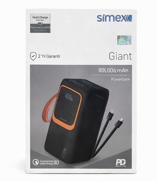 Акція! Powerbank  50000 mAh  Simex Giant  Швидка зарядка 22.5W