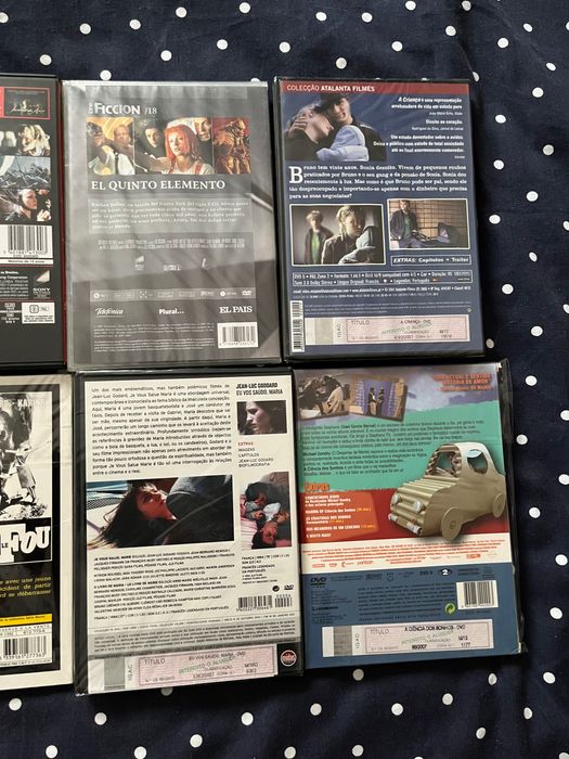DVDs Cinema Francês: Luc Besson, Godard, Michel Gondry, Dardenne
