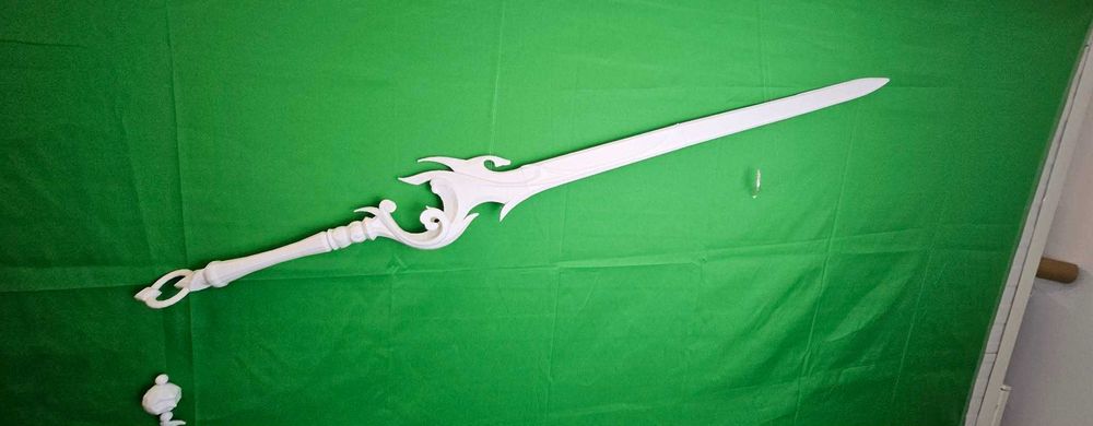 Genshin Impact Lightbearing Moonshard | Arma Zibai para cosplay