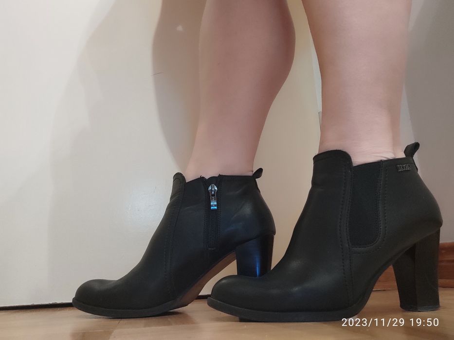 Botki skórzane Lasocki