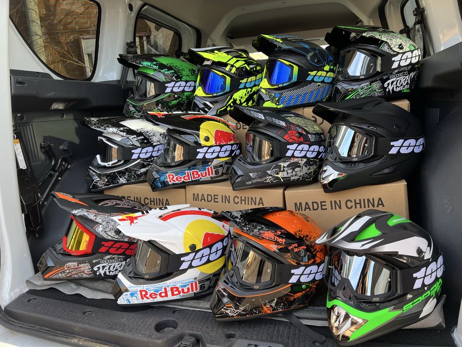 Шлем кроссовый эндуро новый S M L XL