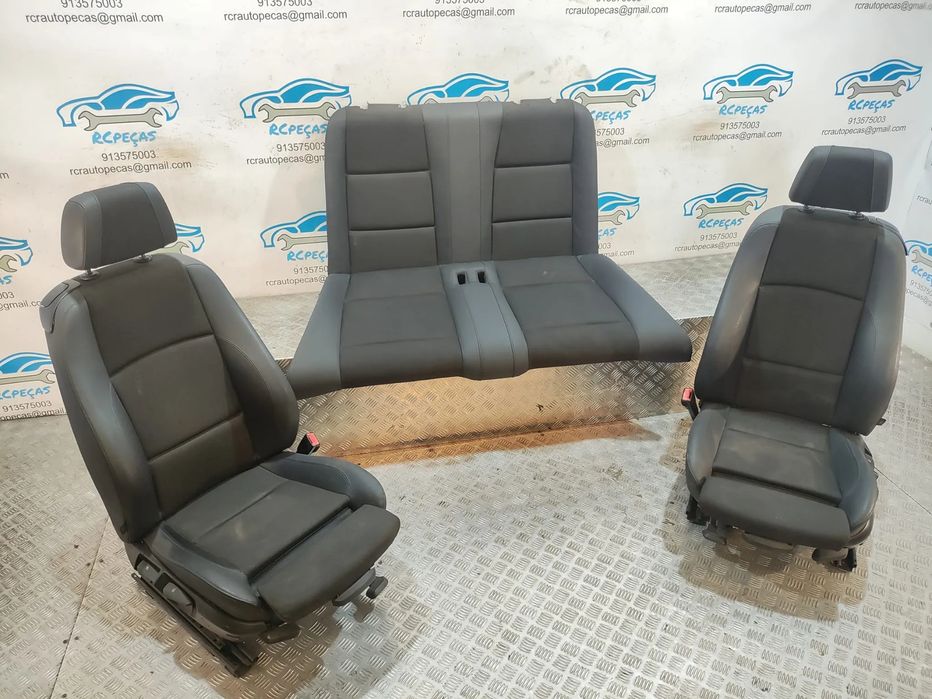 Conjunto Bancos Pele e Tecido Pack M BMW Serie 1 Cabrio E88