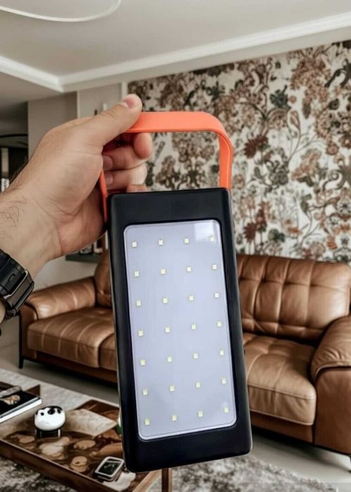 Повербанк 100000 mAh потужний з ліхтариком зарядка