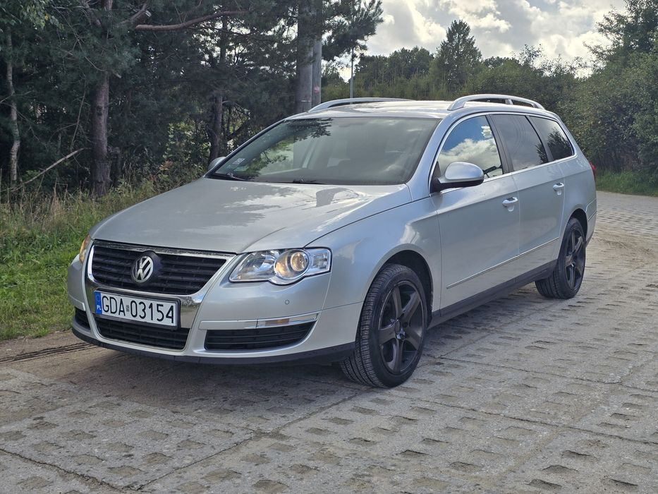 Volkswagen Passat b6 1.9 TDI, 2008r, hak, kombi, skóry