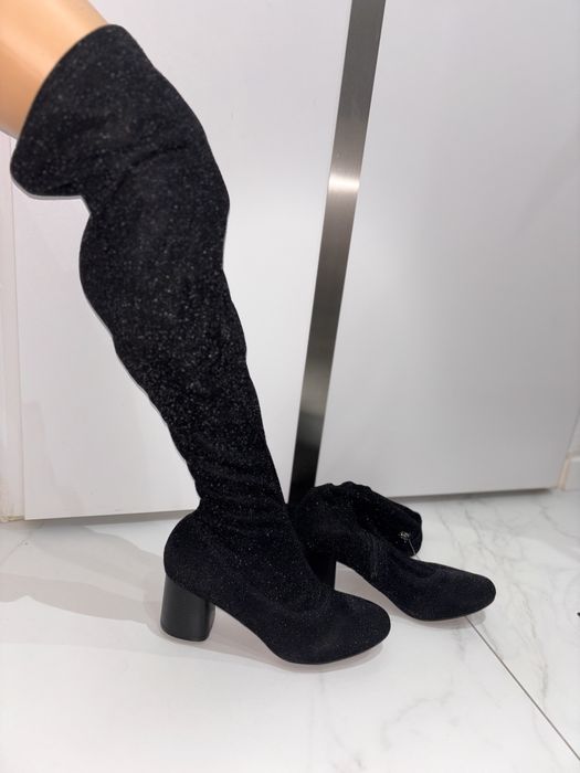 Lilley błyszczące kozaki ze skarpetą nowe rozmiar  39