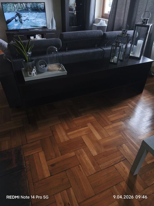 Ława, konsola wenge z półką