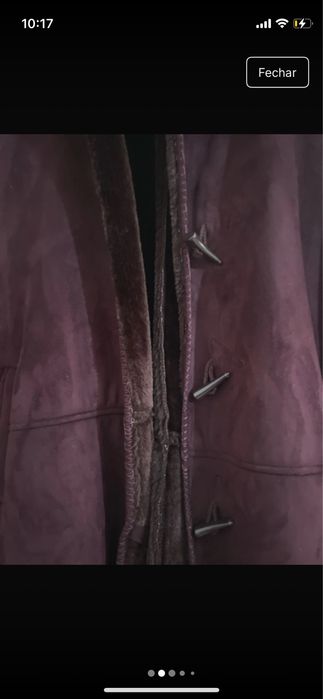 Casaco Pelo roxo