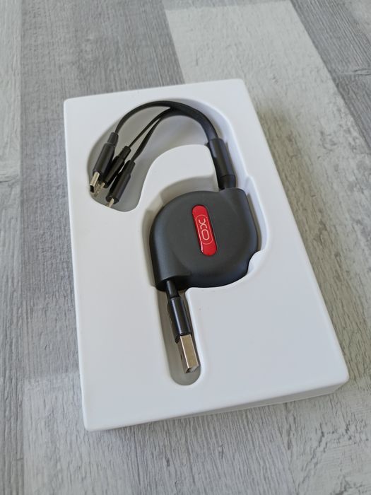 Kabel USB 3 w 1 zestaw kabli xo-nb142