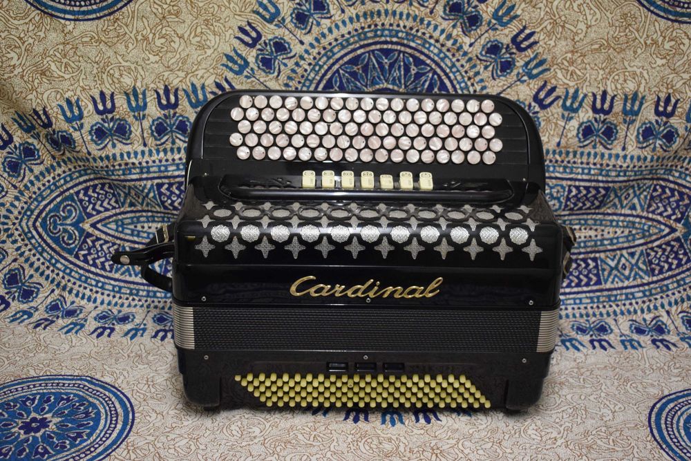 Acordeao Cardinal 4 Voz 120 Baichos, N 58
