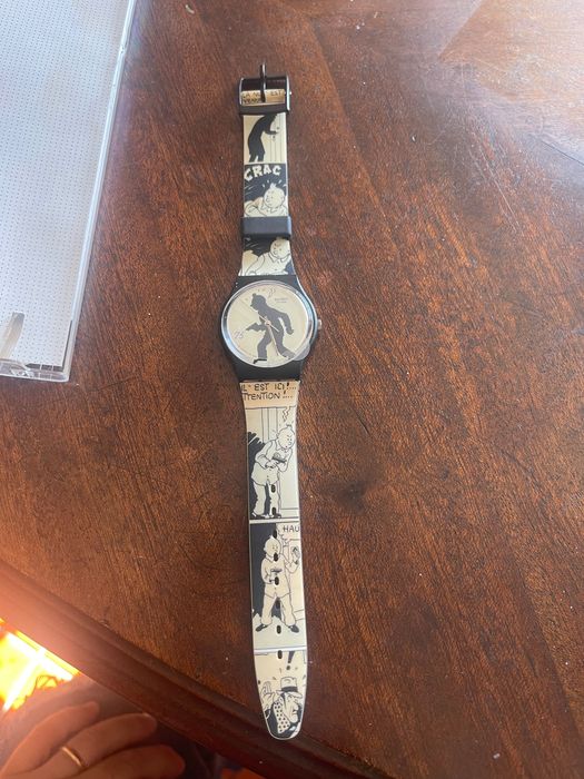 Relógio Swatch Edição Limitada - 75 Aniversário Tintin