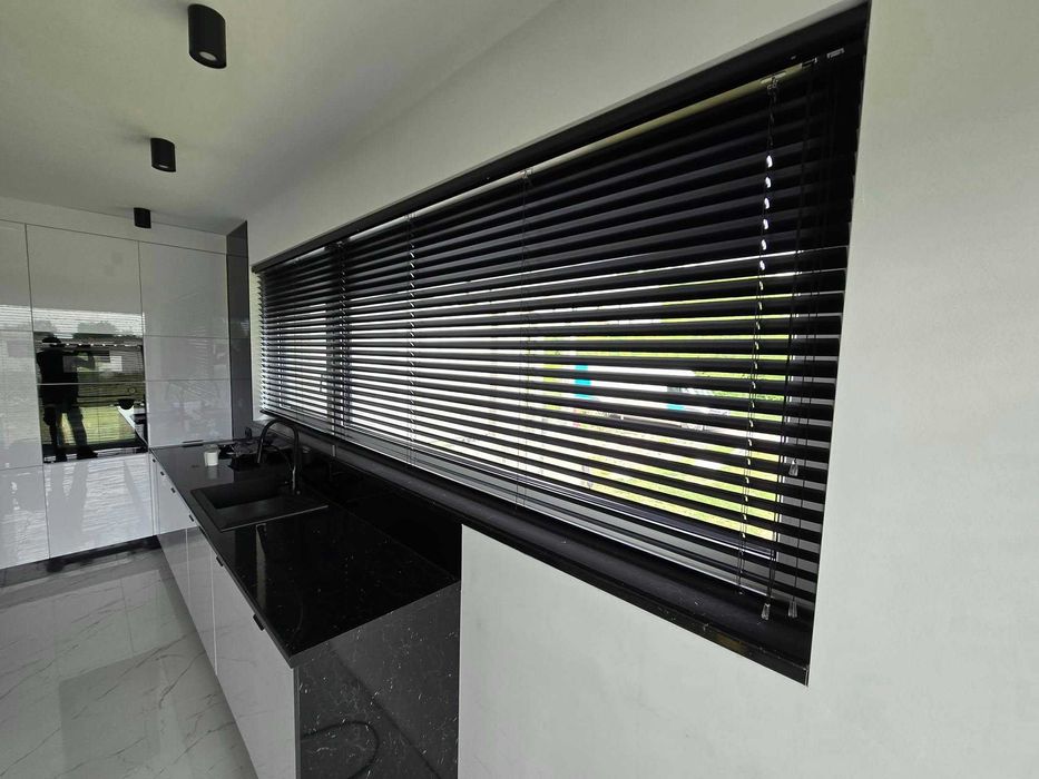 Żaluzje aluminiowe drewniane i bambusowe PRODUCENT Na wymiar Montaż