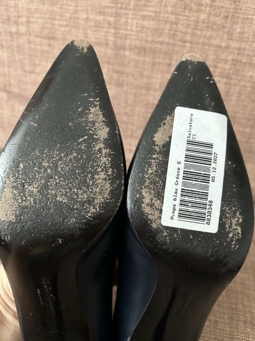 Salvatore Ferragamo шкіряні туфлі човники 36 р уст див